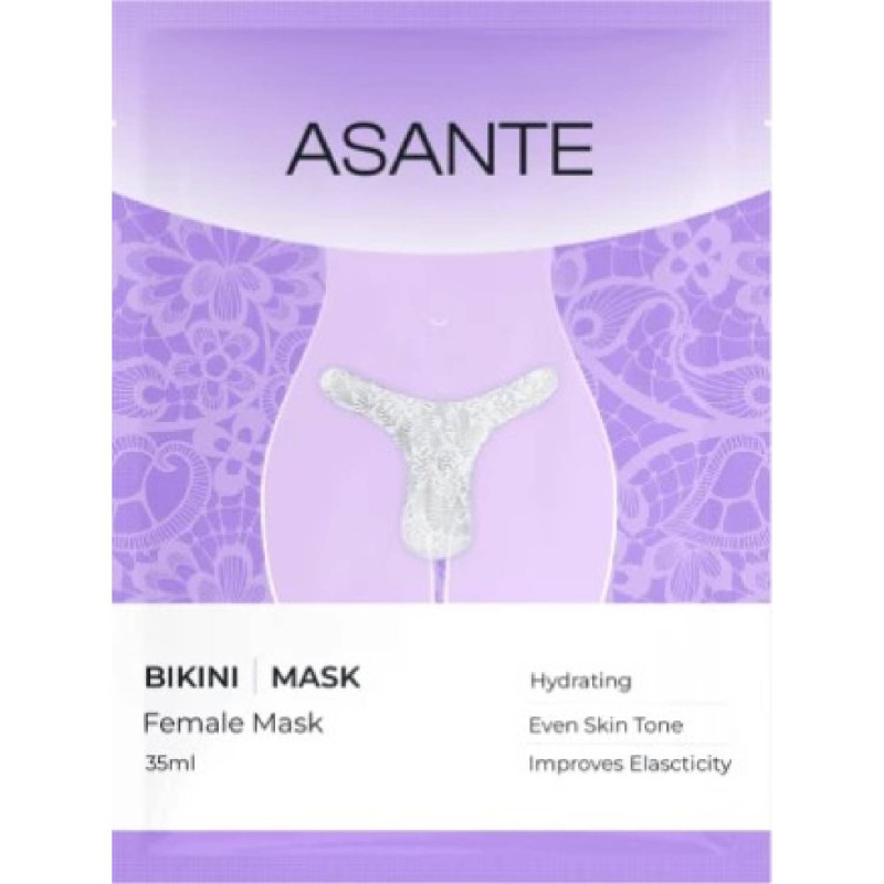 E-shop ASANTE textilná intímna telová maska Bikini - 1 ks
