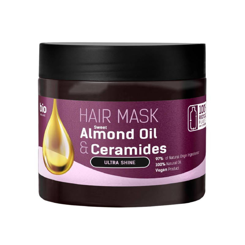 E-shop BIO naturell hair mask Sweet Almond Oil  Ceramides - 295ml