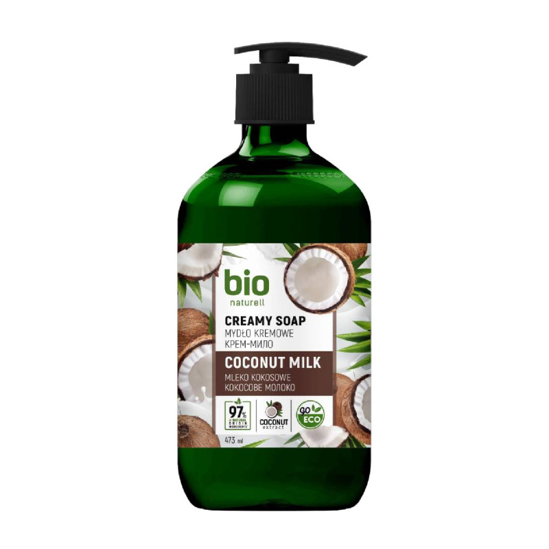 E-shop BIO naturell krémové mydlo COCONUT MILK - 473ml