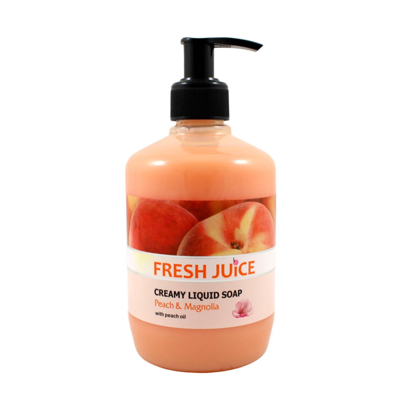 E-shop Fresh Juice krémové mydlo PEACH  MAGNOLIA 460ml