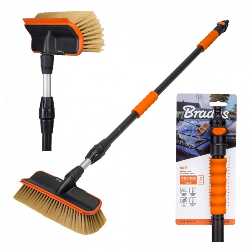 E-shop BRADAS umývacia kefa s ventilom SOFT 110-180 cm