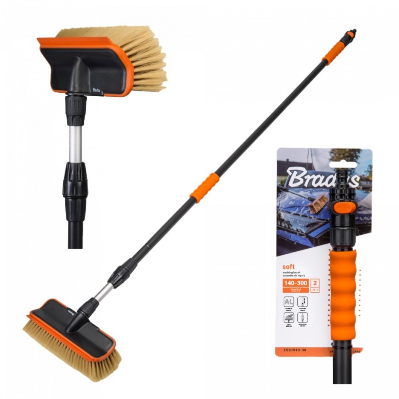 E-shop BRADAS umývacia kefa s ventilom SOFT 140-300 cm