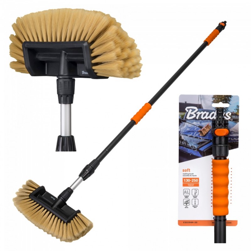 E-shop Bradas umývacia kefa s ventilom SOFT 130-250 cm