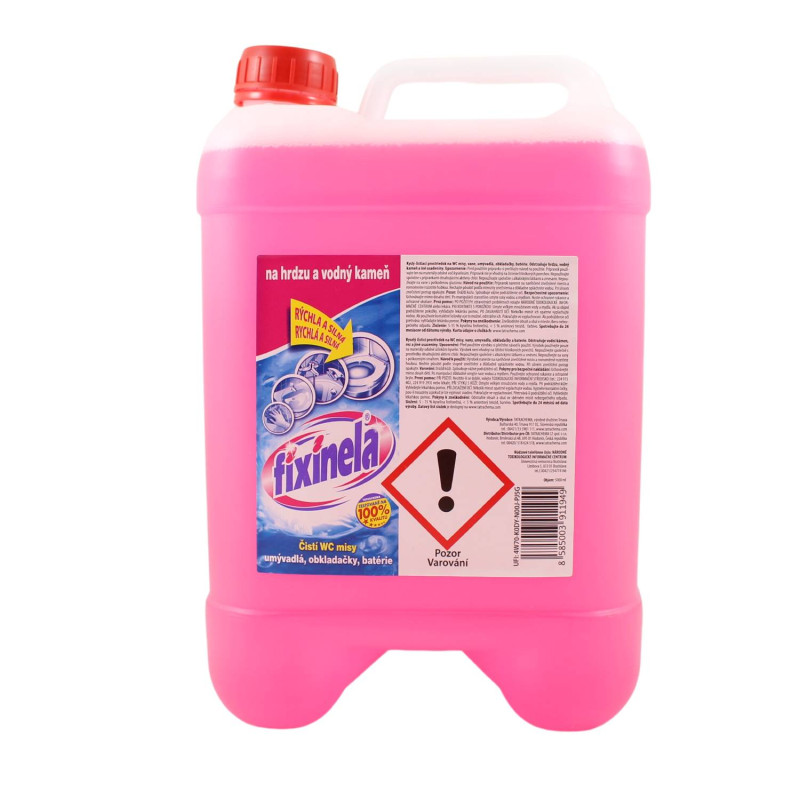 E-shop FIXINELA na hrdzu a vodný kameň 5l