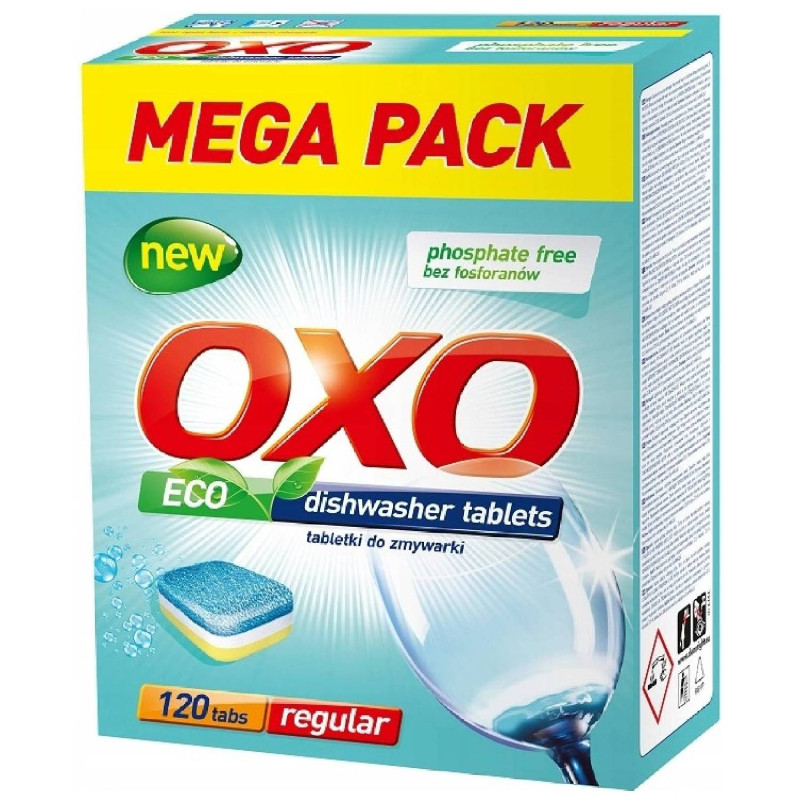 E-shop OXO ECO tablety do umývačky riadu 120 ks