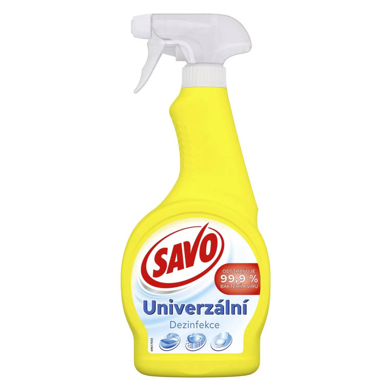 E-shop SAVO Univerzálny dezinfekčný a čistiaci sprej 500 ml