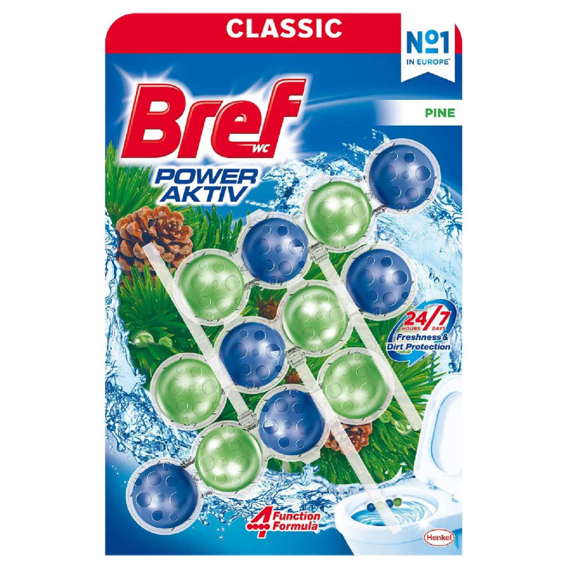 E-shop BREF wc blok  Power Aktiv Pine 3 × 50 g