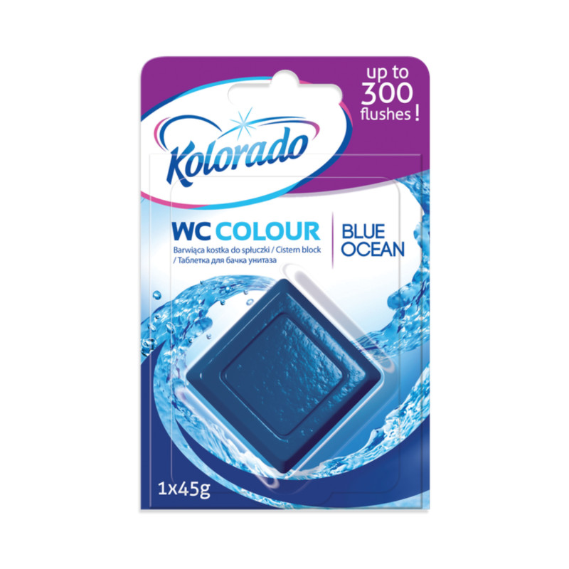 E-shop Kolorado WC čistiaca kocka MODRÝ OCEÁN 45g