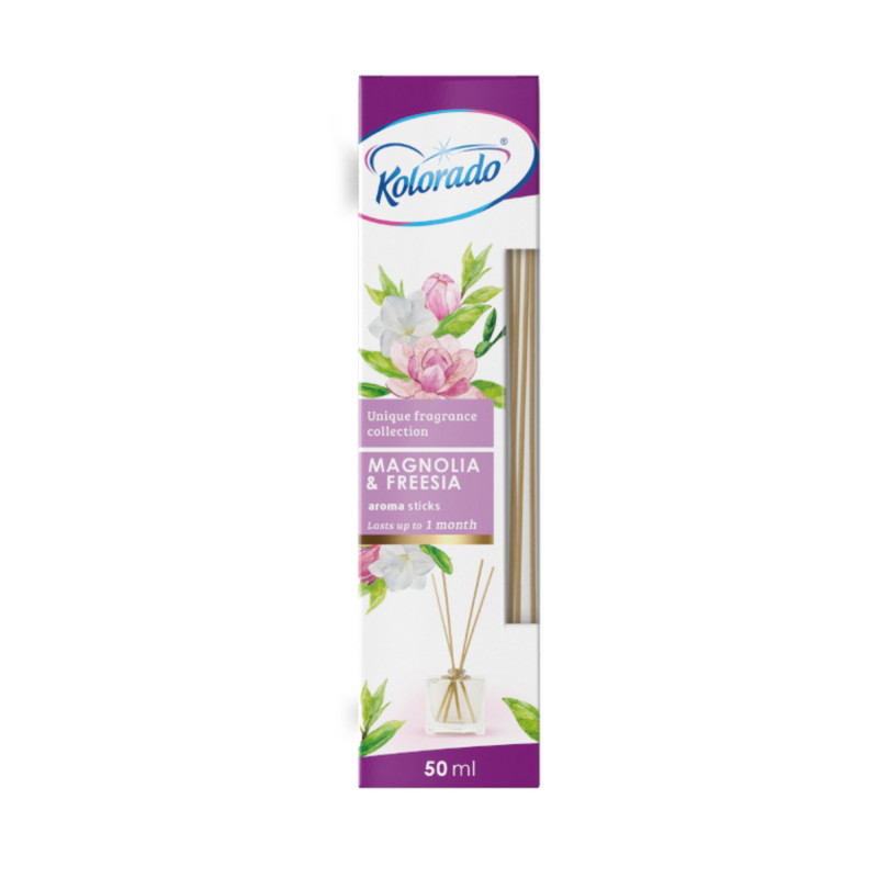 E-shop KOLORADO AROMA - Bamboo Stick set magnólia a frézia 50ml