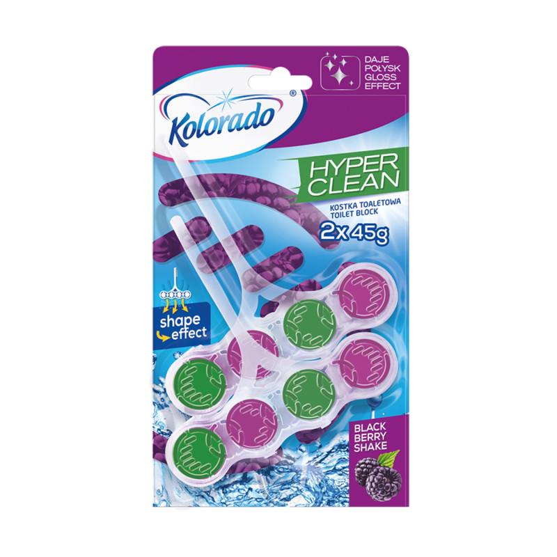 E-shop WC blok Kolorado Hyper Clean BLACKBERRY SHAKE 2x45g
