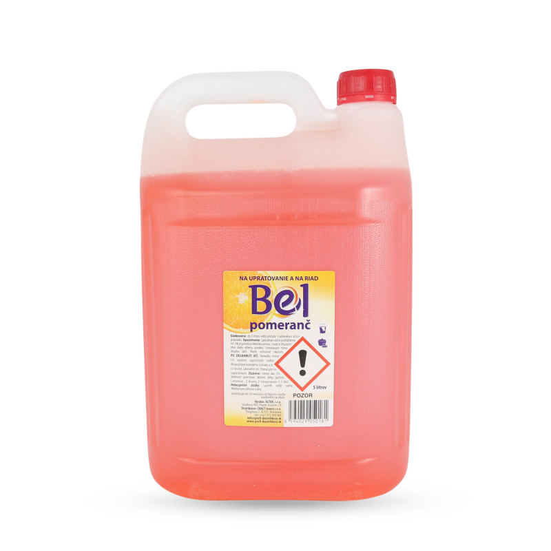 E-shop BEL POMARANČ na upratovanie a riad 5l
