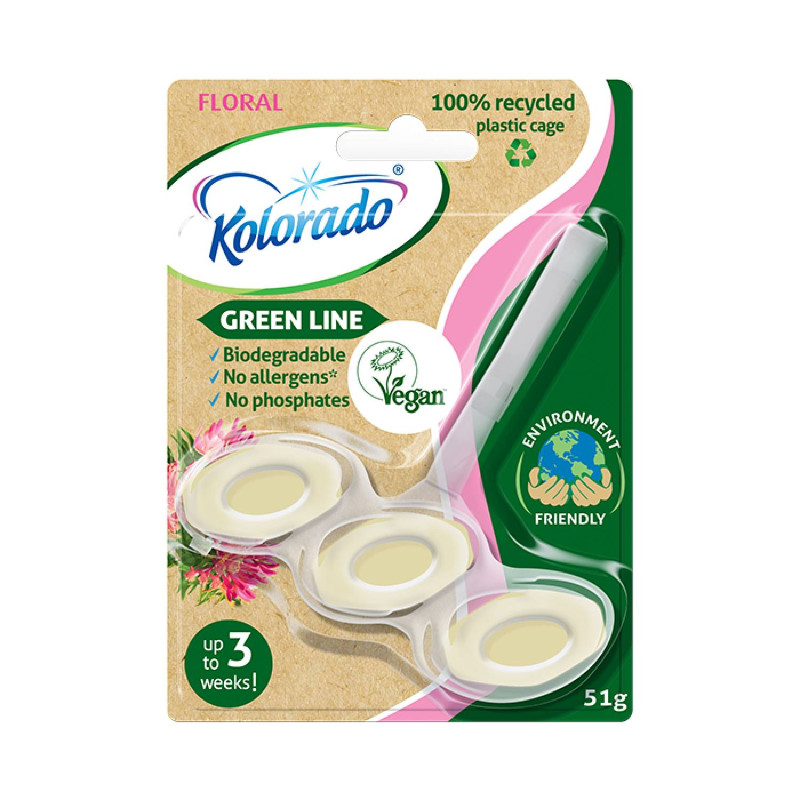 E-shop Kolorado Green Line WC blok FLORAL 51g