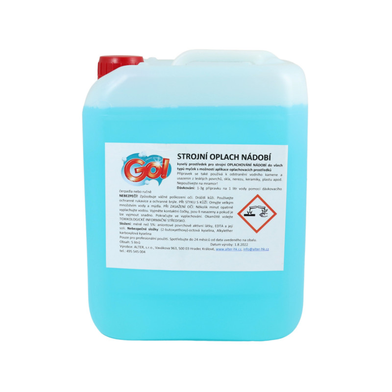 E-shop GO! strojové oplachovanie riadu 5L