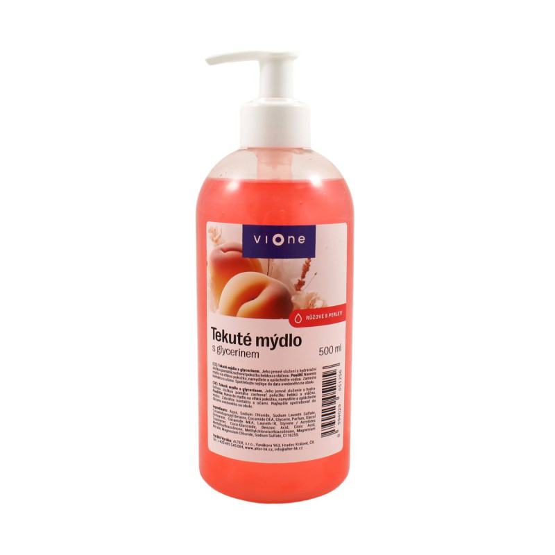 E-shop Mydlo VIONE broskyňa s perleťou 500ml