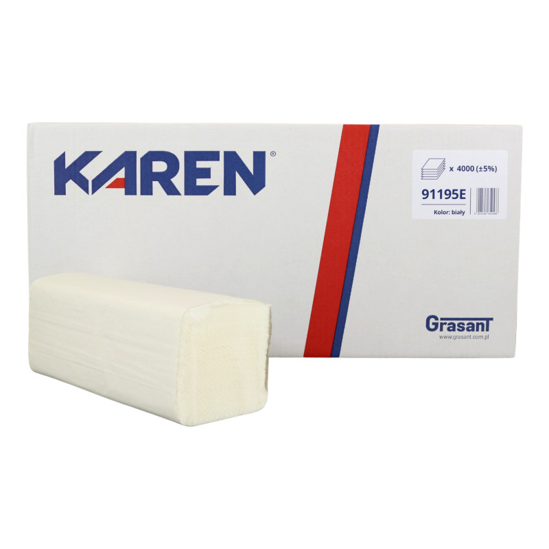 E-shop ZZ skladané papierové utierky 100%celulóza 1vrst.25x20CM(4000ks)