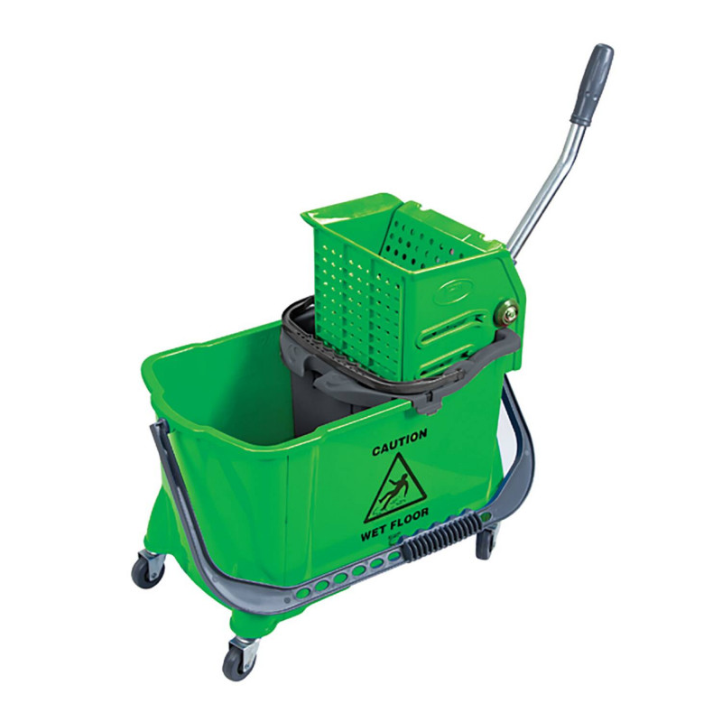 E-shop Upratovací vozík KENTUCKY PROFI zelený 24 L + 8L žmýkač