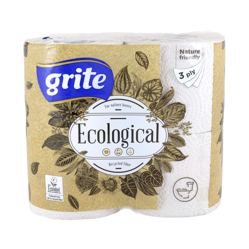 E-shop Toaletný papier Grite 3vrst. Ecological 4 ks