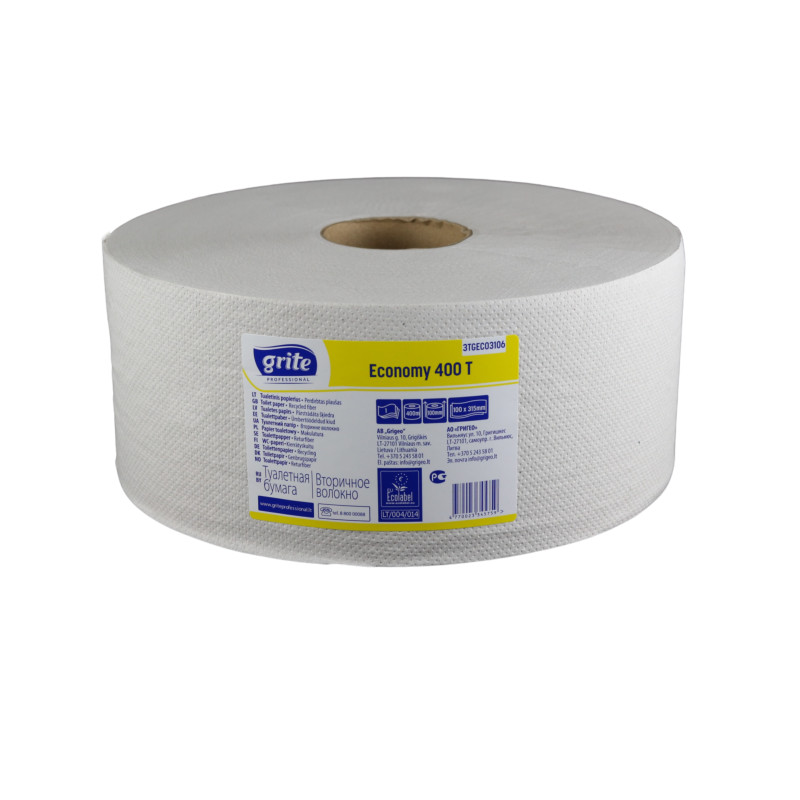 E-shop Toaletný papier  JUMBO 240 -GRITE 400m 1vrst. economy profi (6ks)