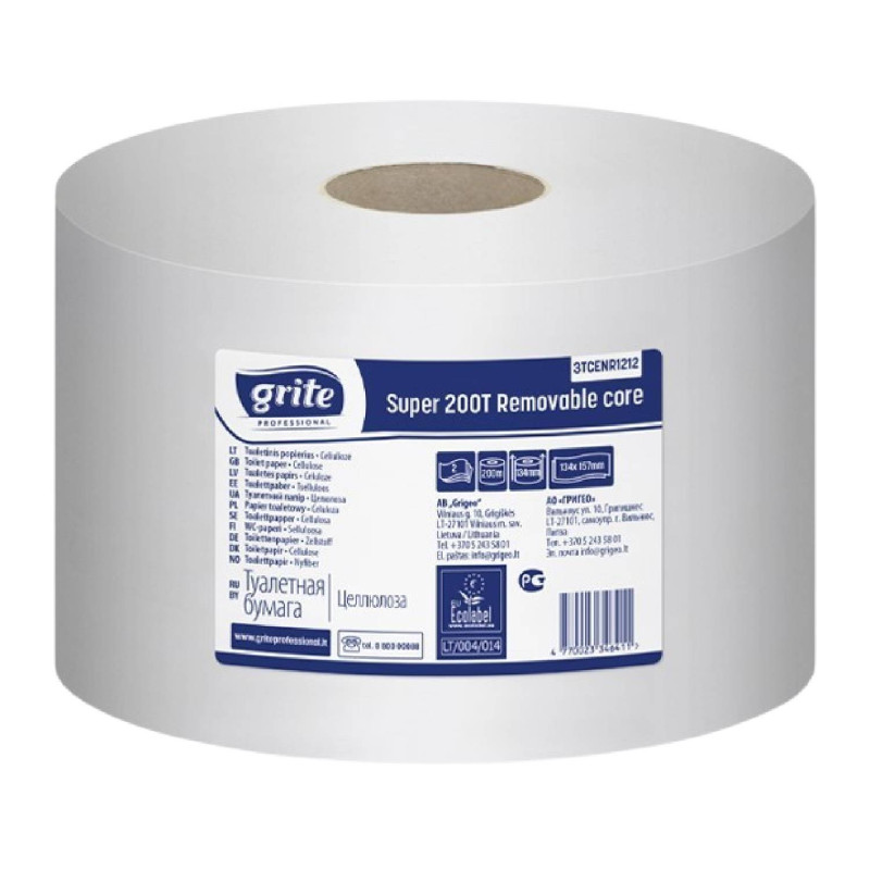 E-shop Toaletný papier  JUMBO 190 -GRITE Super 200m centerfeed professional 12ks