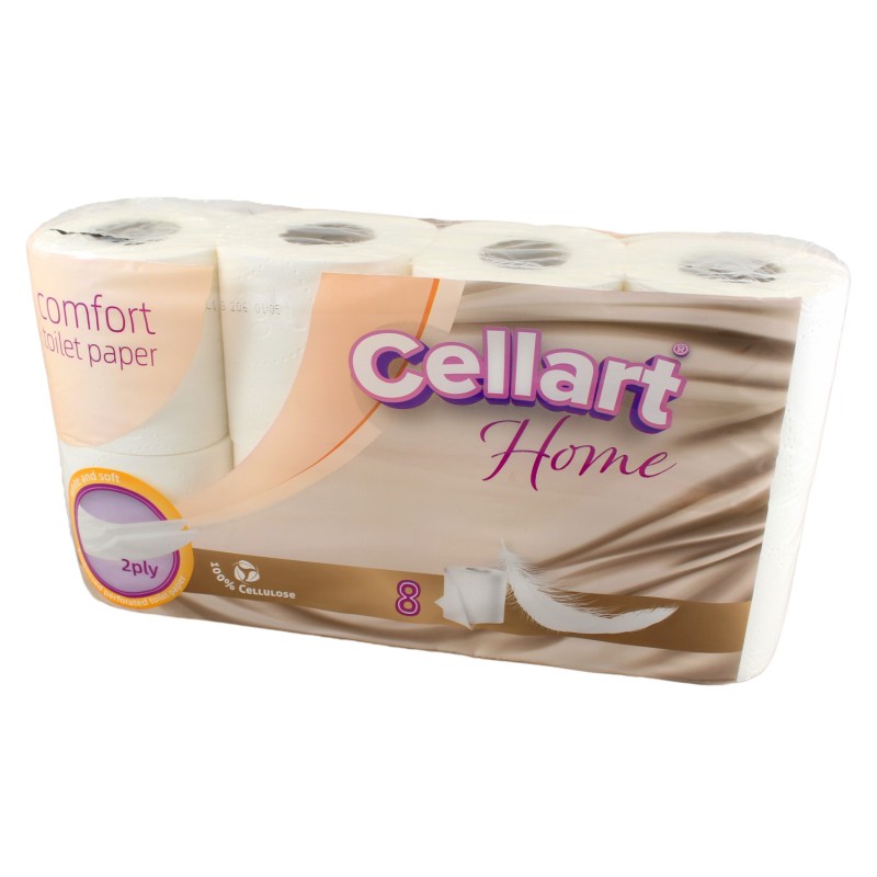 E-shop Toaletný papier Cellart Home 2vrst. 100% celulóza 8ks