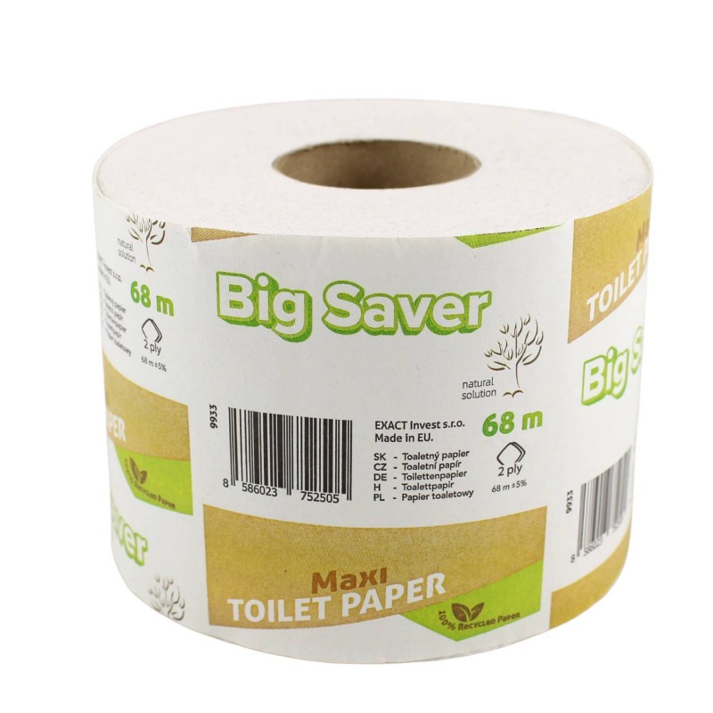 E-shop Toaletný papier Big Saver Maxi 68 m 2-vrstvový (1ks)