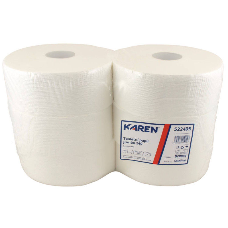 E-shop Toaletný papier JUMBO Ø 24 CM, 2vrst., 200 M (6ks) TISSUE