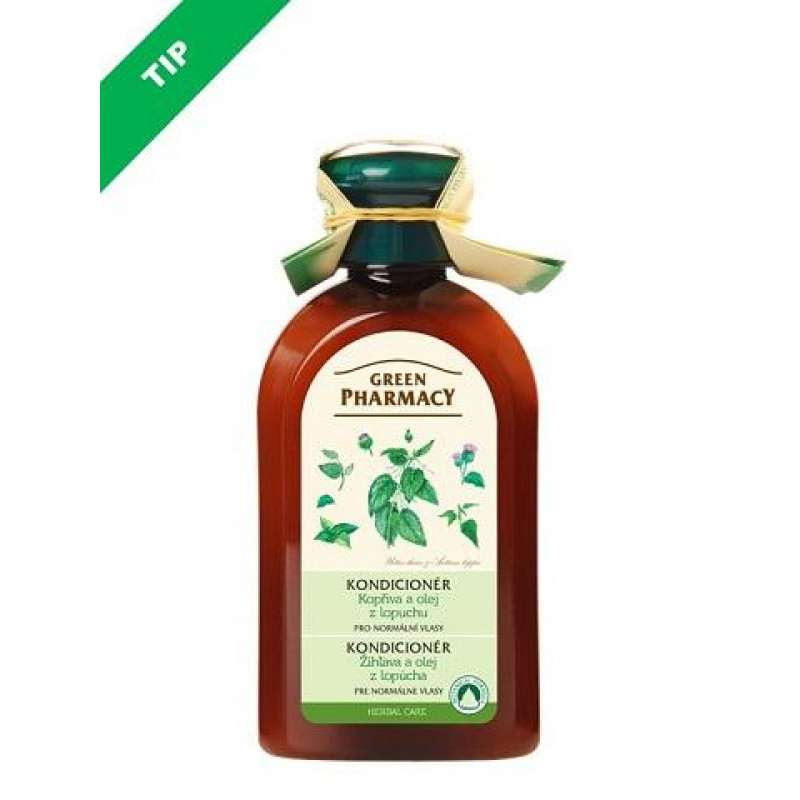 E-shop Green Pharmacy kondicionér pre normálne vlasy 300 ml - Žihľava a olej z koreňov lopúcha