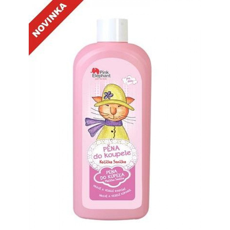 E-shop Pink Elephant pena do kúpeľa pre dievčatká