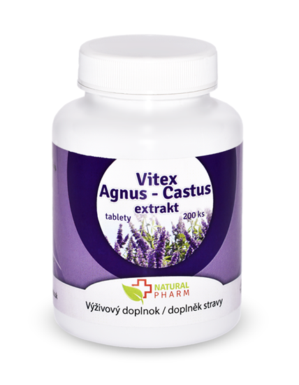E-shop Natural Pharm Vitex Agnus Castus (jahnací) tablety 200 ks