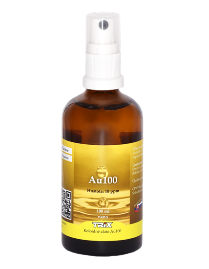 E-shop Koloidné zlato Au100 100 ml 10 ppm sprej