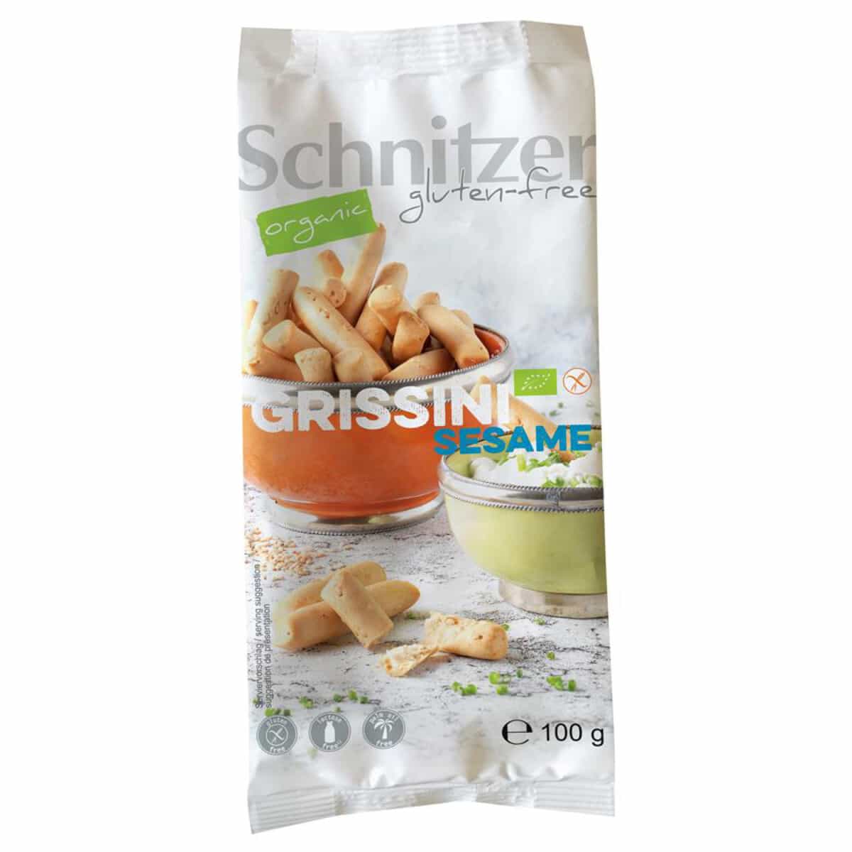 E-shop Schnitzer Sezamové tyčinky Grissini bezlepkové BIO 100g