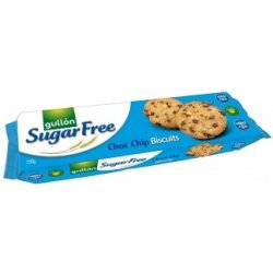 E-shop Gullón Choc chips Biscuits sušienky s kúskami čokolády, bez cukru 150 g