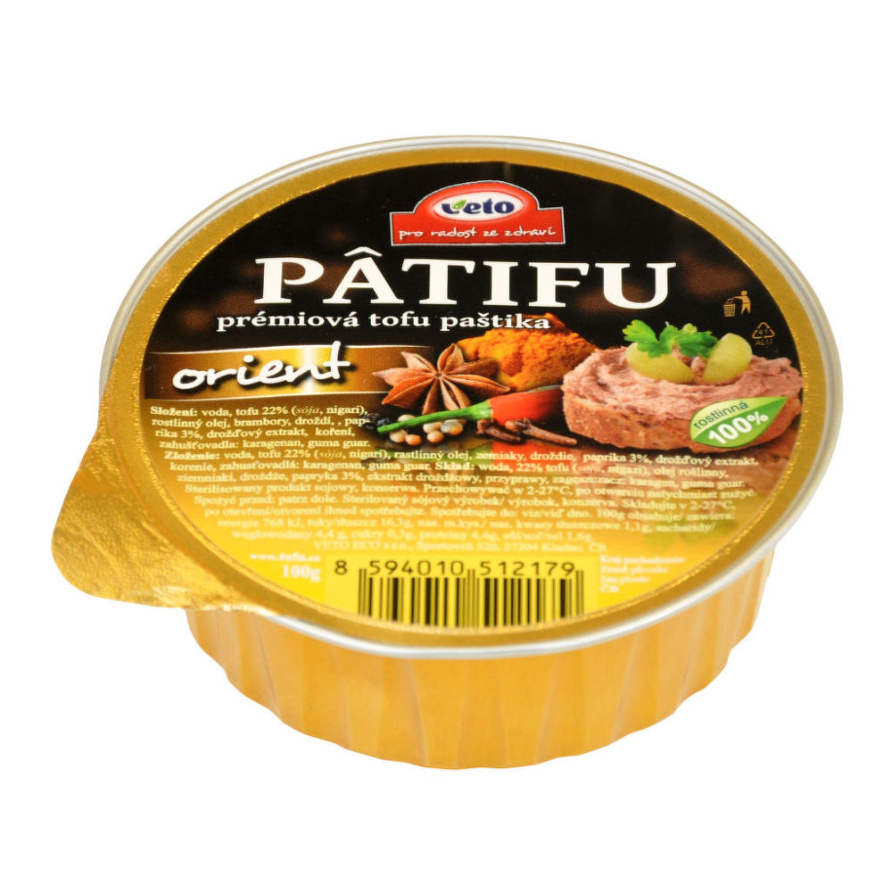 E-shop Paštéta PATIFU orient 100 g VETO ECO