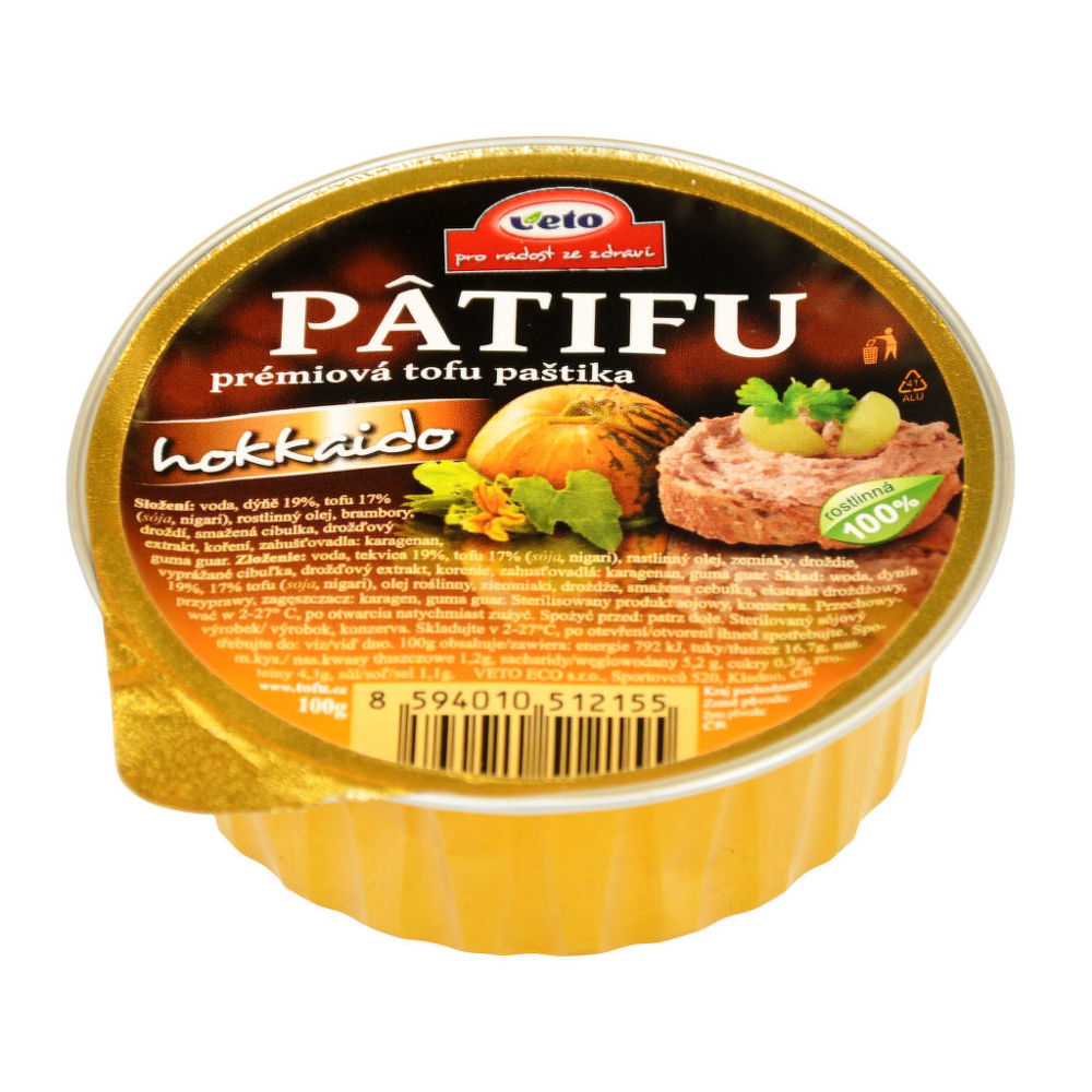 E-shop Paštéta PATIFU hokkaido 100 g VETO ECO