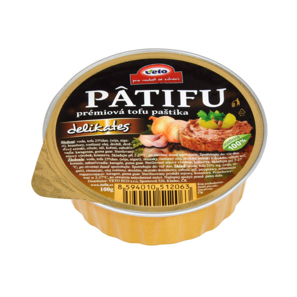 E-shop Paštéta PATIFU delikates 100 g VETO ECO