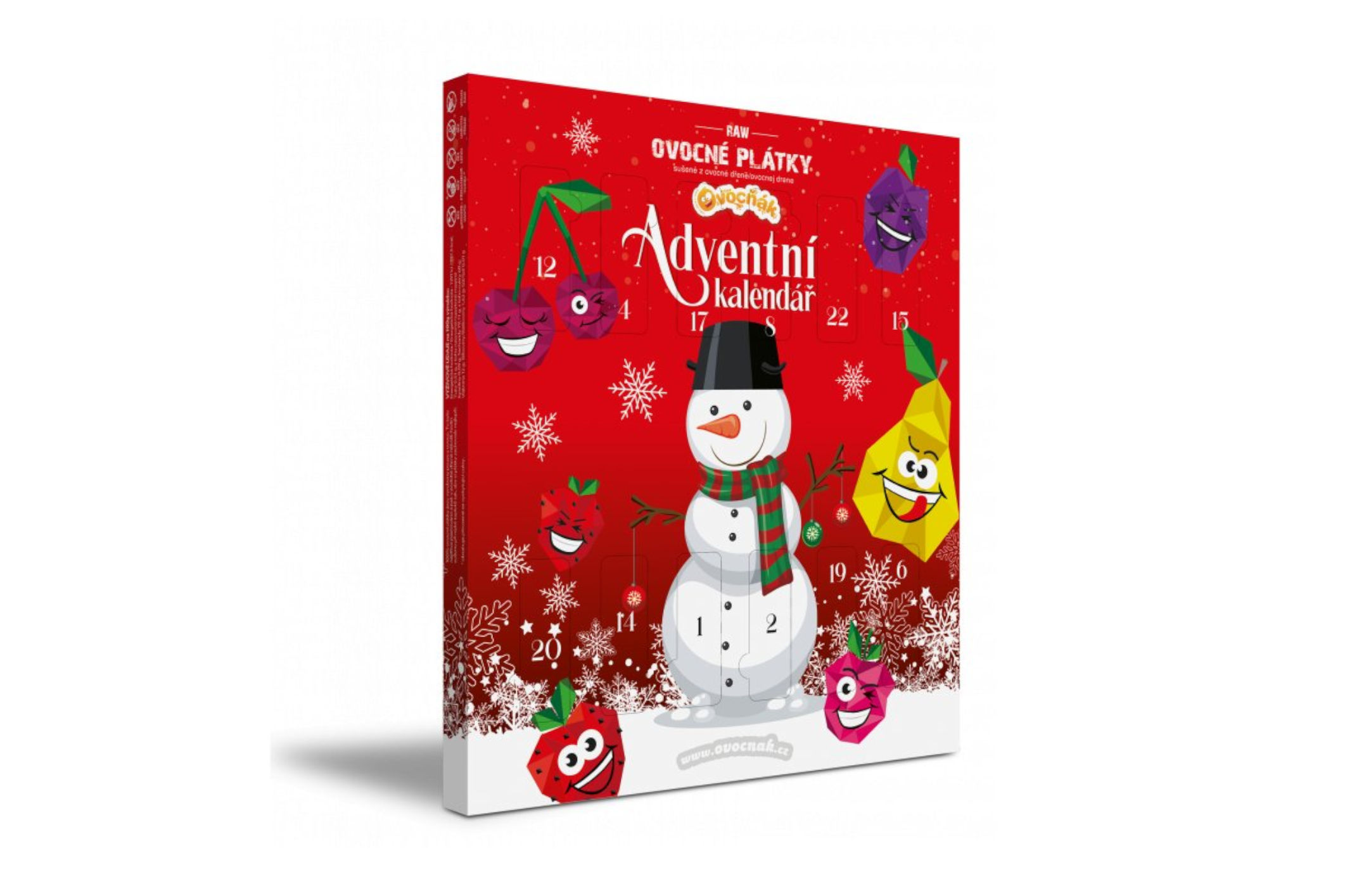 E-shop Ovocňák adventný kalendár ovocné plátky+prekvapenie 240g