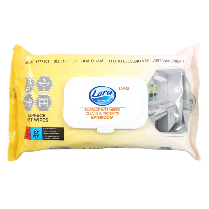 E-shop Lara Hygiene vlhčené utierky na kúpeľne - 50ks