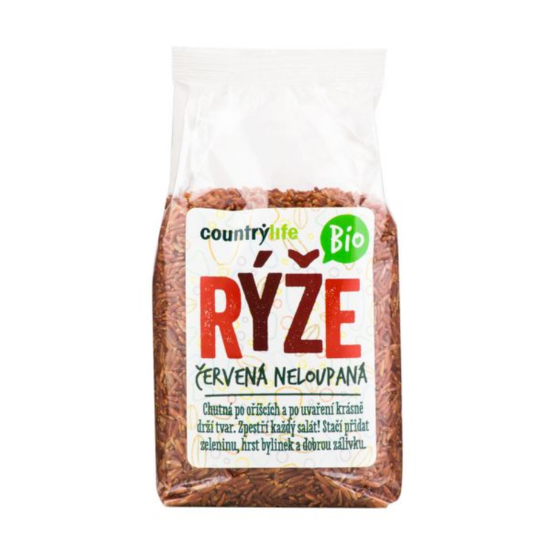E-shop Country Life Ryža červená nelúpaná BIO 500g