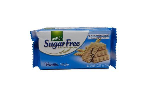 E-shop Gullón Vanilla wafer vanilkové oblátky bez cukru 60g