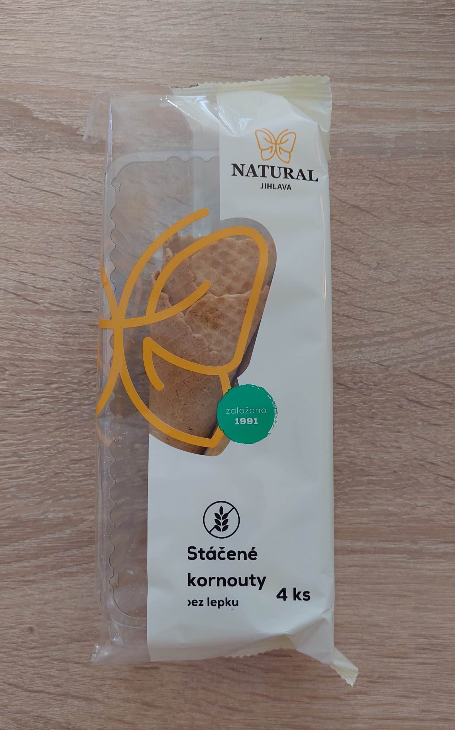 E-shop Natural Jihlava zmrzlinové kornútky bez lepku 4ks 60g