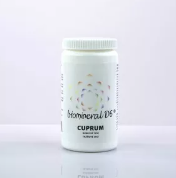 E-shop Biomineral D6 Meď cuprum 180 tabliet