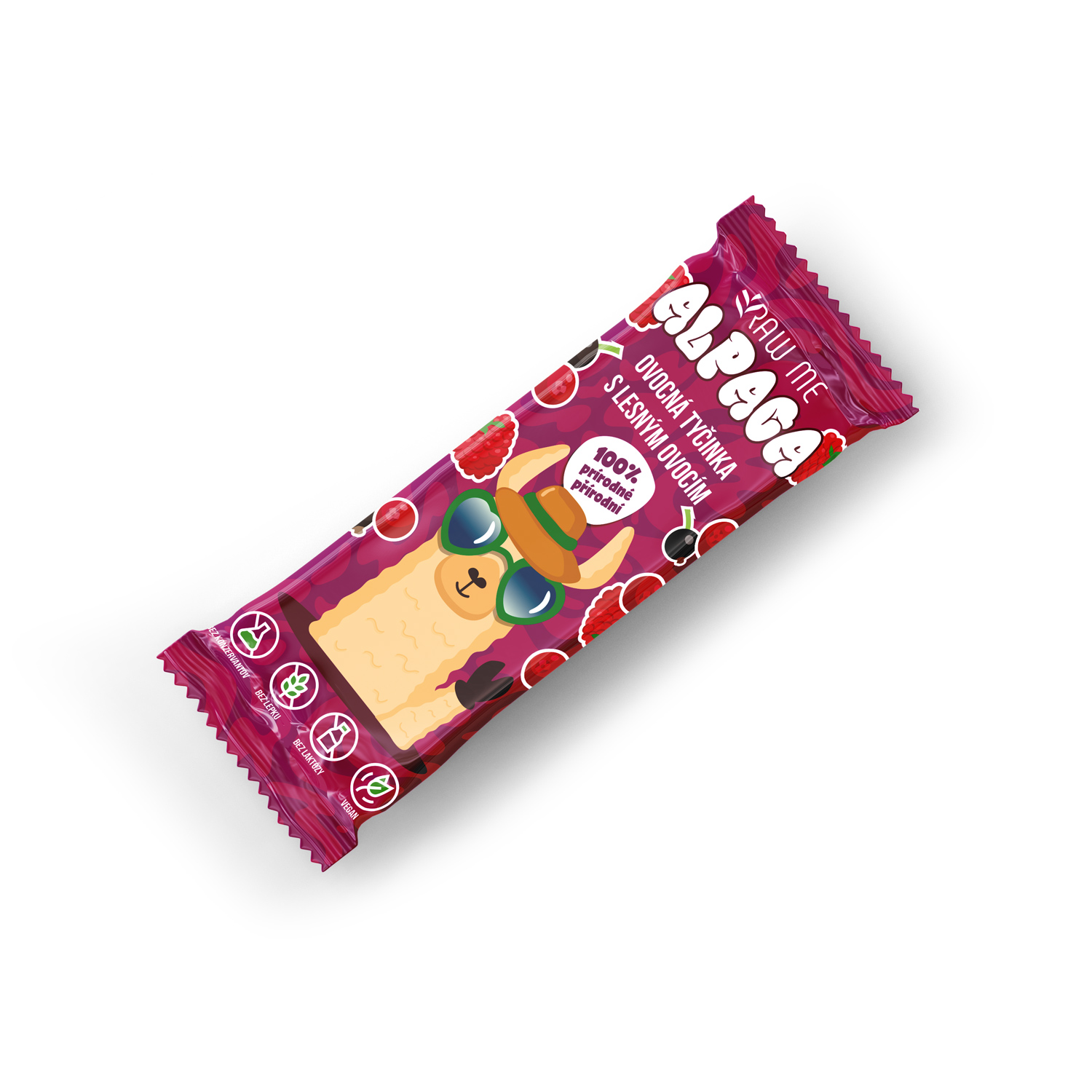 E-shop Raw Me ALPACA ovocná tyčinka s lesným ovocím 25g