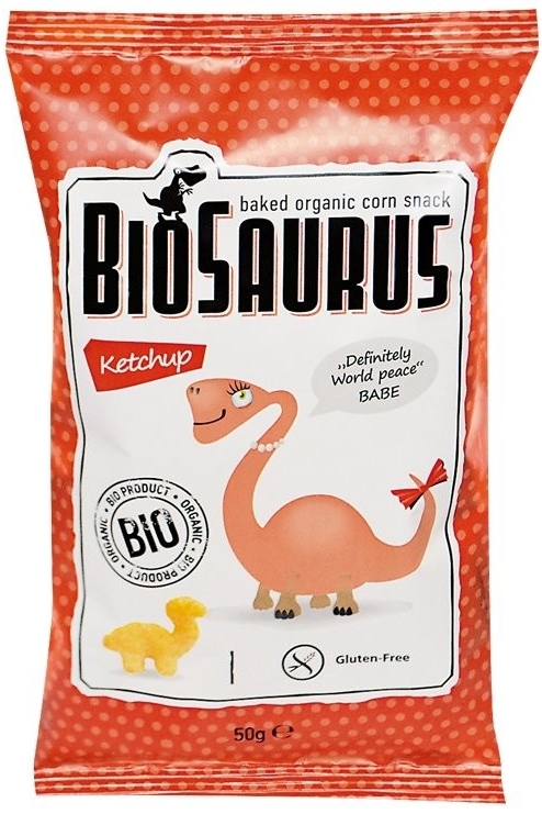 E-shop Biosaurus bezlepkové chrumky kečup 50 g