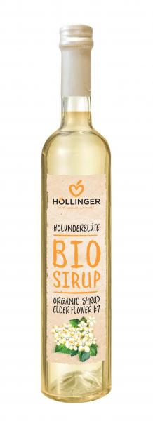 E-shop Höllinger Sirup z kvetu bazy čiernej Bio 500 ml