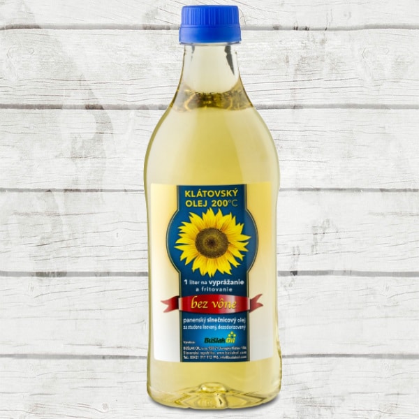 E-shop Klátovský panenský slnečnicový olej BEZ vône dezodorizovaný 1000 ml