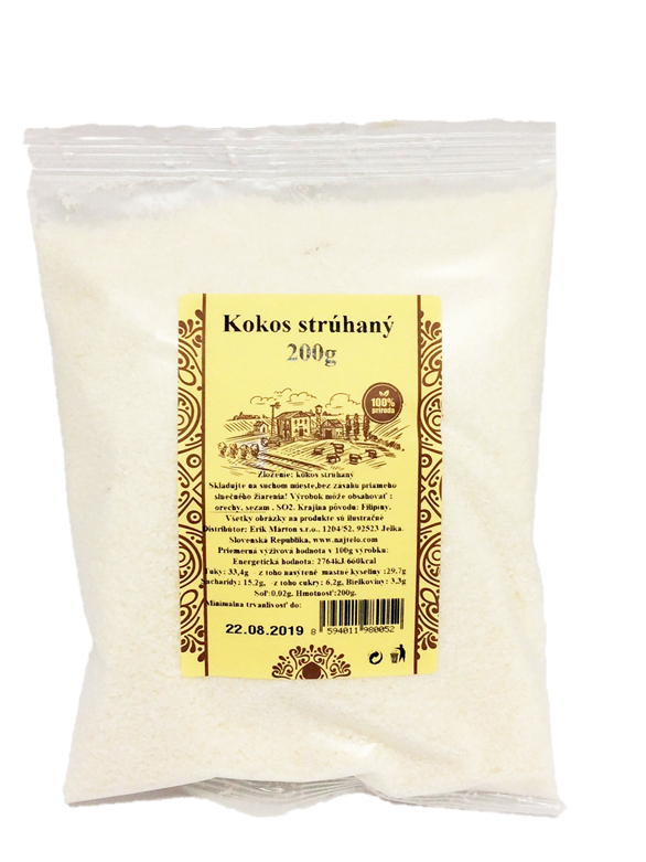 E-shop Najtelo Kokos strúhaný 200g