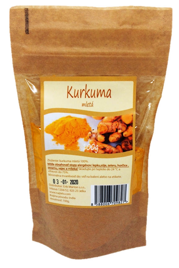 E-shop Najtelo kurkuma mletá 100g