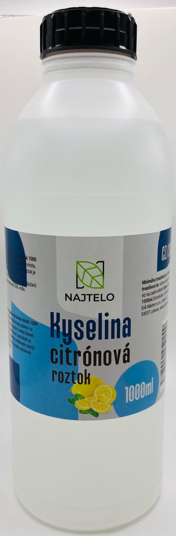 E-shop Najtelo kyselina citrónová roztok 1L