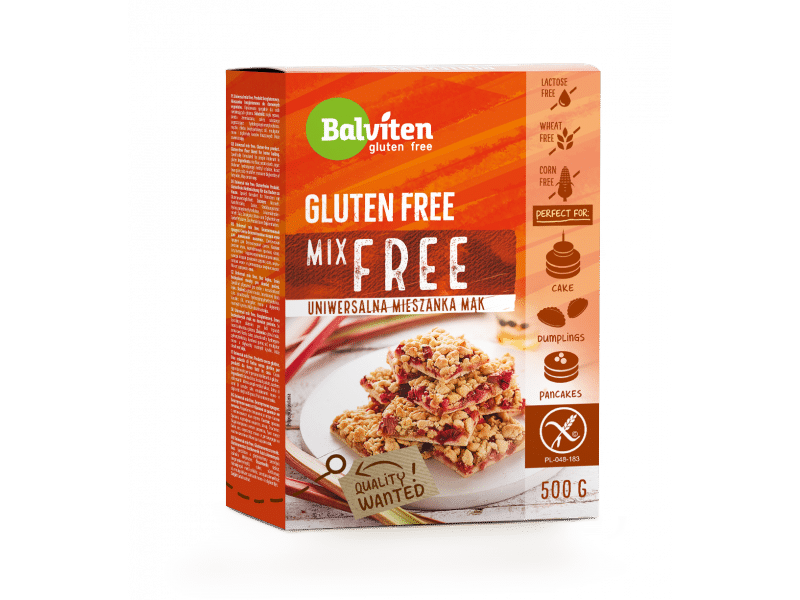 E-shop Balviten Mix free viacúčelová zmes na bezlepkové pečenie 500 g