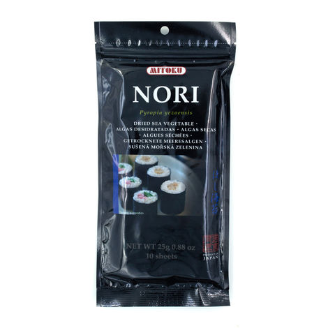 E-shop MITOKU MORSKÉ RIASY NORI PLÁTKY 25G